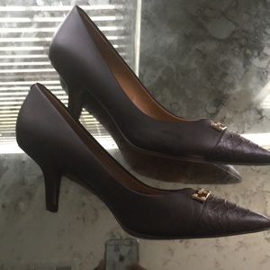 Coach Size 8 Brown Heels
